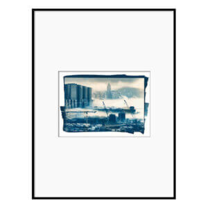 Cyanotype photography West Kowloon Morning – Yerba Mate toning